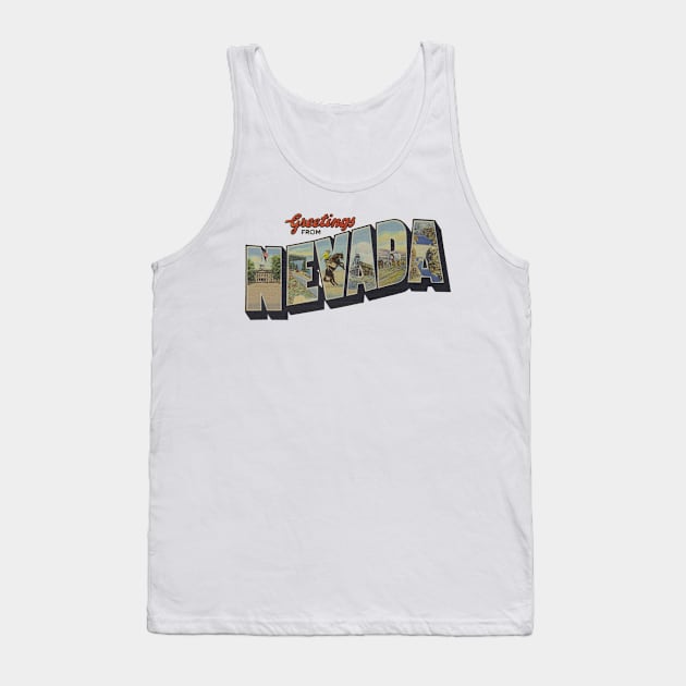 Greetings from Nevada Tank Top by reapolo